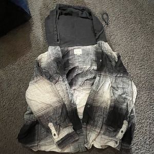 American eagle flannel with hood